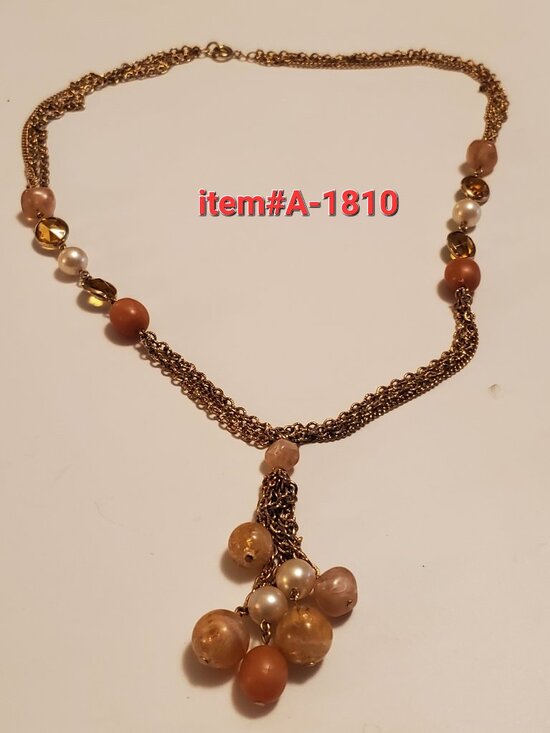 from GGMJTREASURES Jewelry - 1 -3Gold Chians Linked Necklace, item # # A-1810.  wt 42 grams.